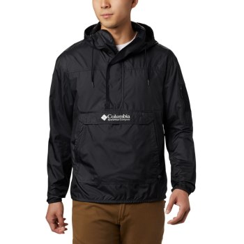 Columbia Challenger Windbreaker, Chamarras Negros Para Hombre | 836527-SLE